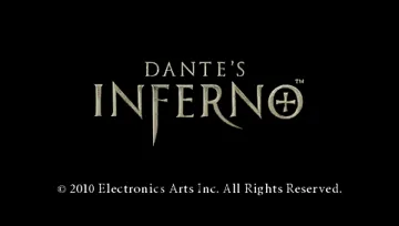 Dantes Inferno (ES) screen shot title